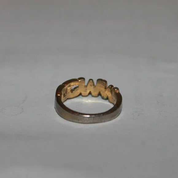 Vintage WWJD Gold Ring Unisex - Picture 3 of 9